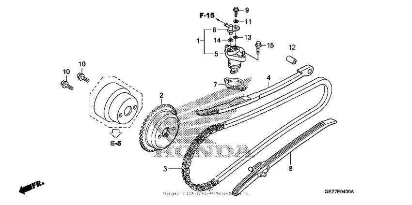 Cam chain + tensioner