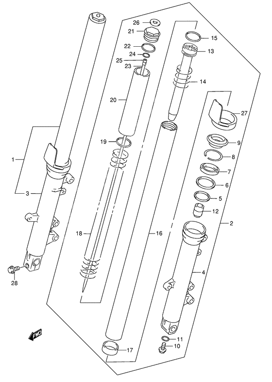 Front damper