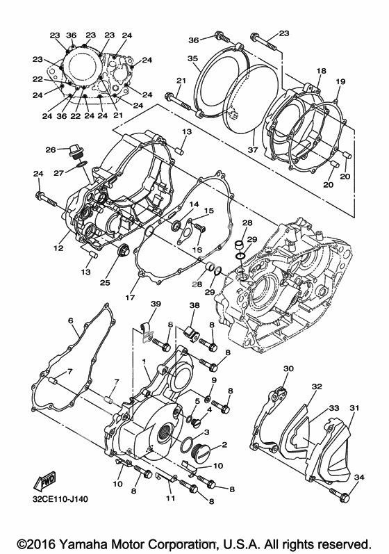 Крышки картера 1