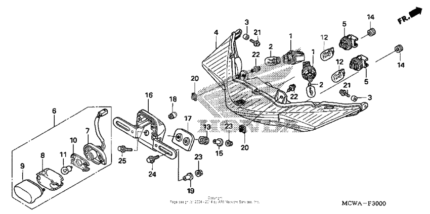 Rear combination light