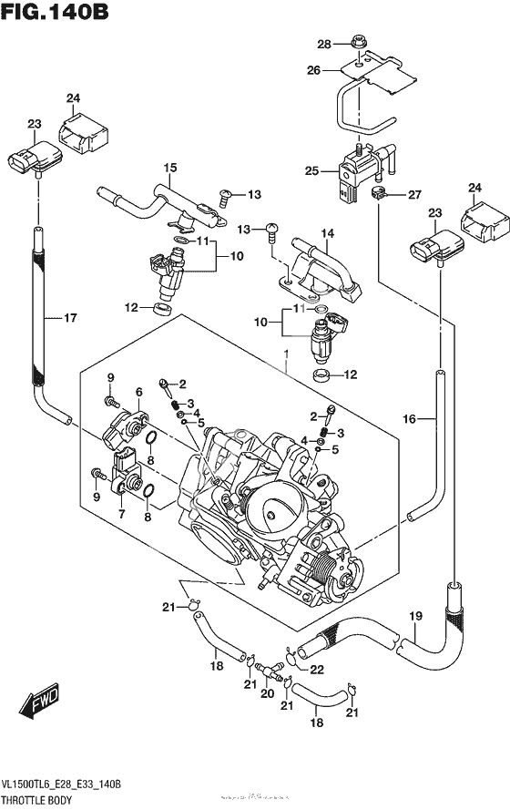 Throttle Body (Vl1500Tl6 E33)
