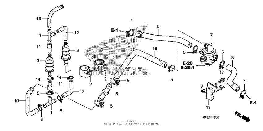 Air injection control valve
