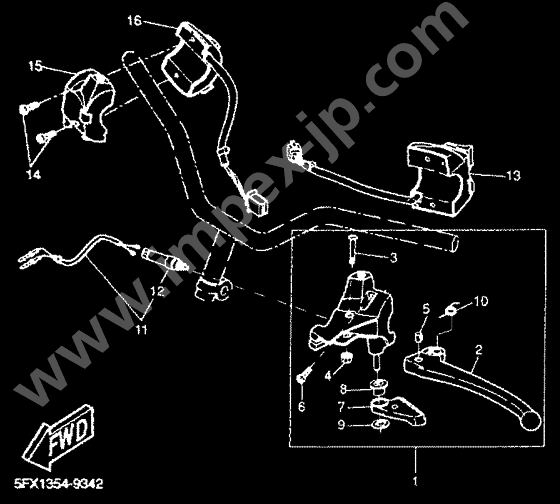 Interruptor manillar&palanc