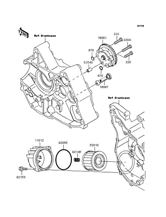 Oil pump/oil filter