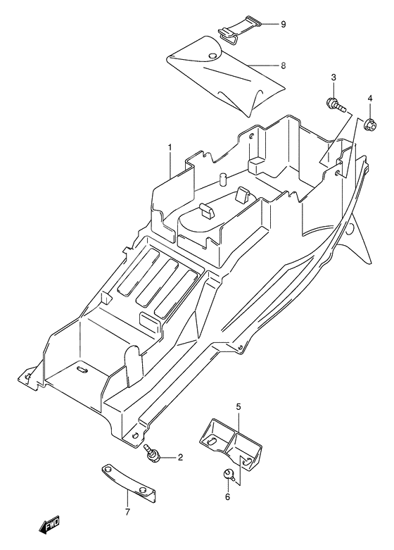 Rear fender