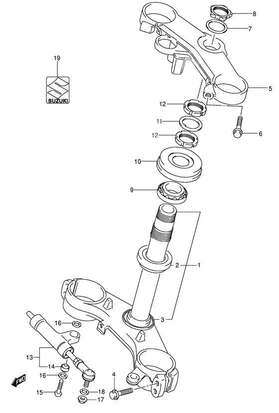 Steering stem