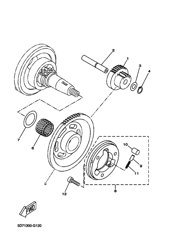 Привод стартера