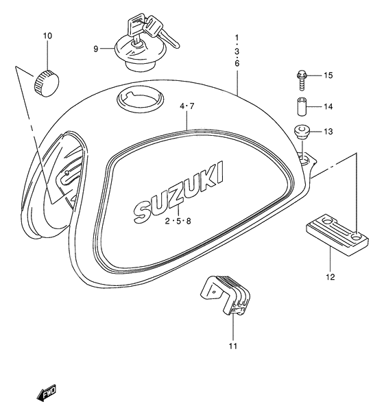 Tank fuel              

                  Model x/y