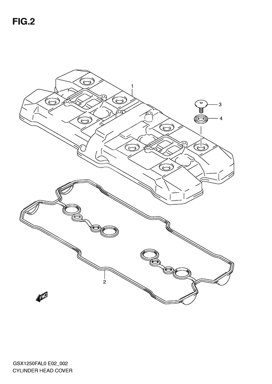 Cylinder head cover