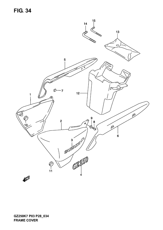 Frame cover              

                  Model k3/k4/k5/k6