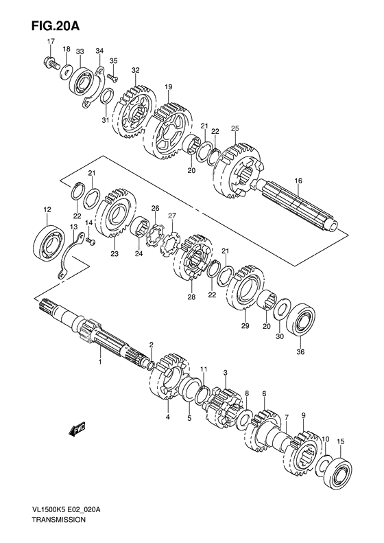 Transmission              

                  Model k6/k7/k8/k9