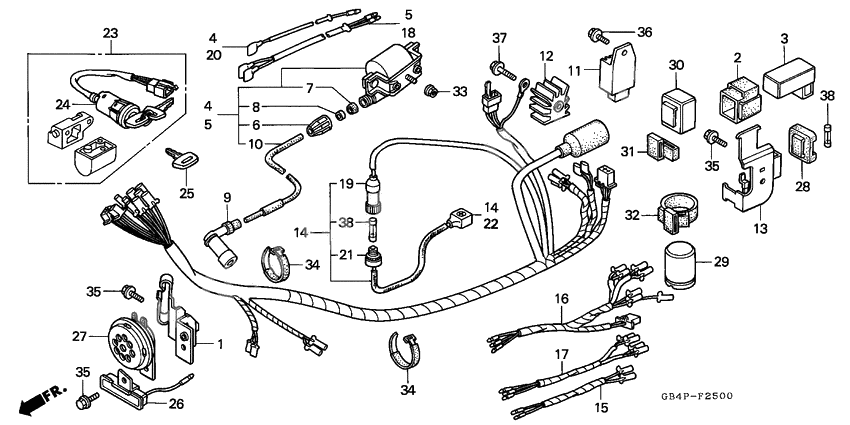 Wire harness/ ignition coil