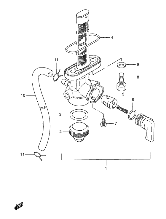 Fuel cock              

                  Ts185ert/erw/erx/ery/erk1
