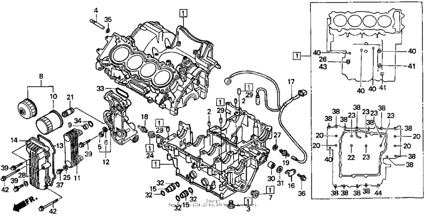 Crankcase set