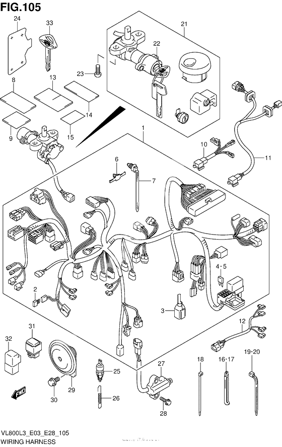 Wiring Harness (Vl800Tl3 E33)