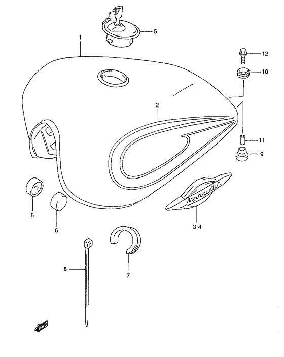 Tank fuel              

                  Model y