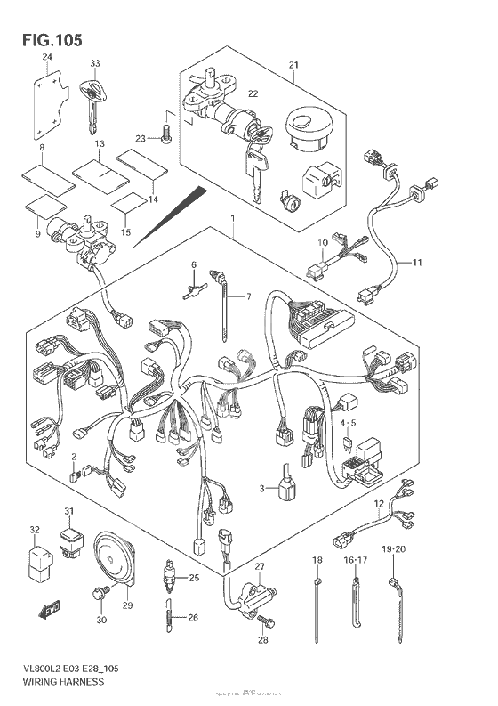 Wiring Harness (Vl800T E33)