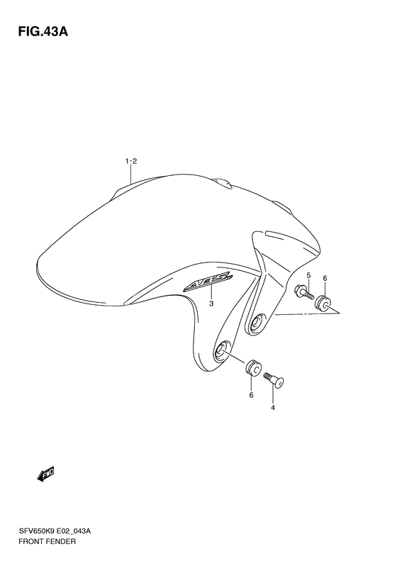 Front fender              

                  Model l0