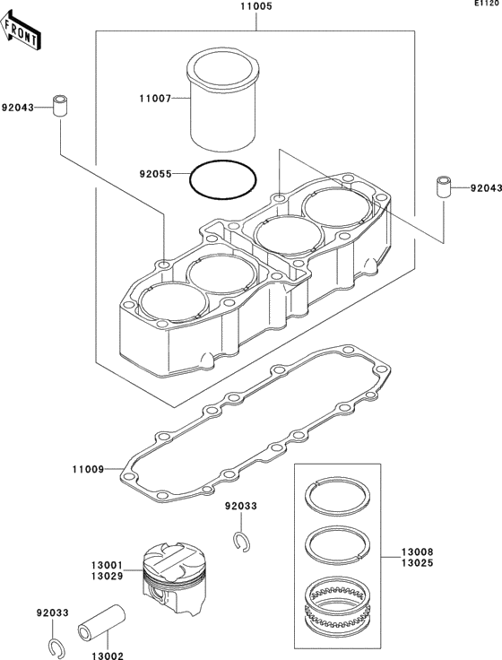 Cylinder/piston(s)