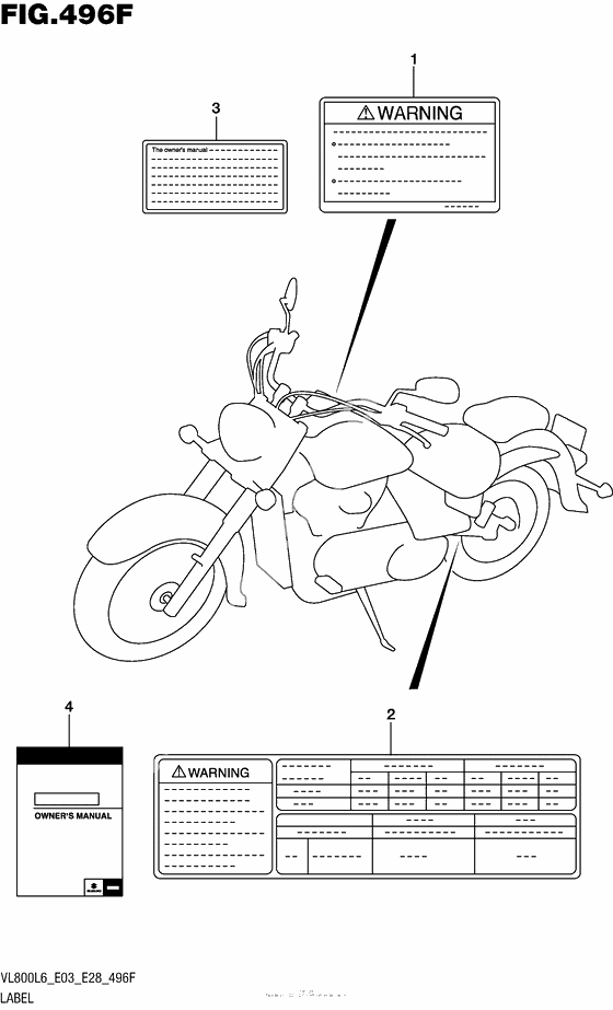 Информационные наклейки (Vl800Tl6 E33)