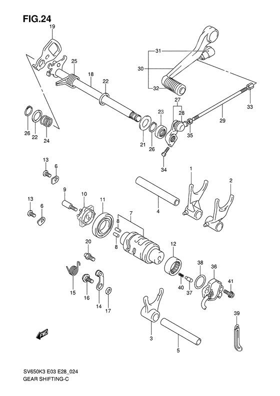Gear shifting              

                  Model k3