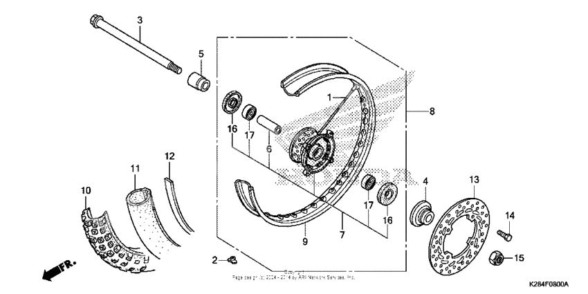 Front wheel