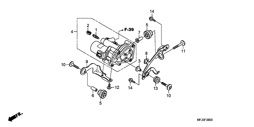 Rear power unit              

                  CBR600RA