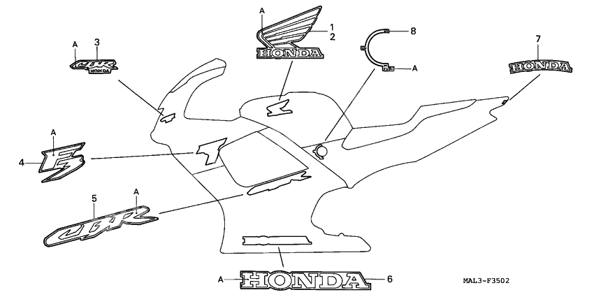 Label read the manual              

                  CBR600F3V-TYPE3