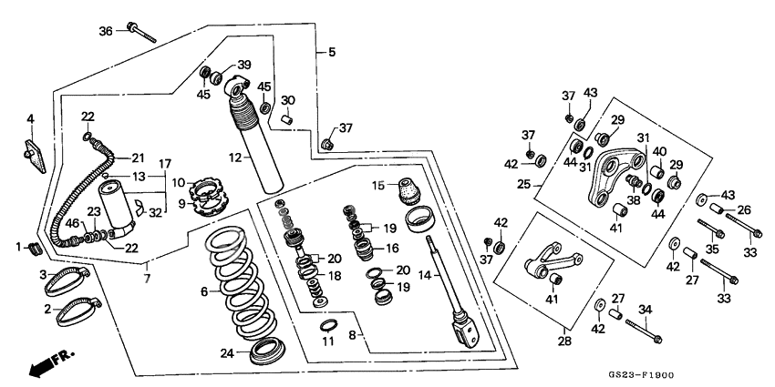 Rear cushion              

                  CR80RL/RM