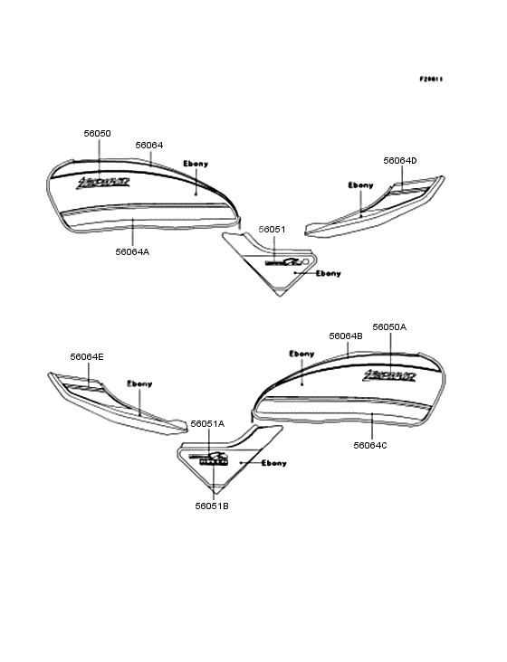 Decals              

                  エボニ-; ZR400-G5
