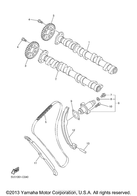 Camshaft chain