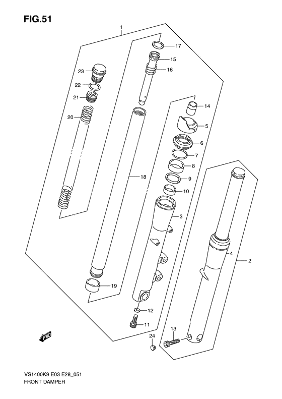 Front damper