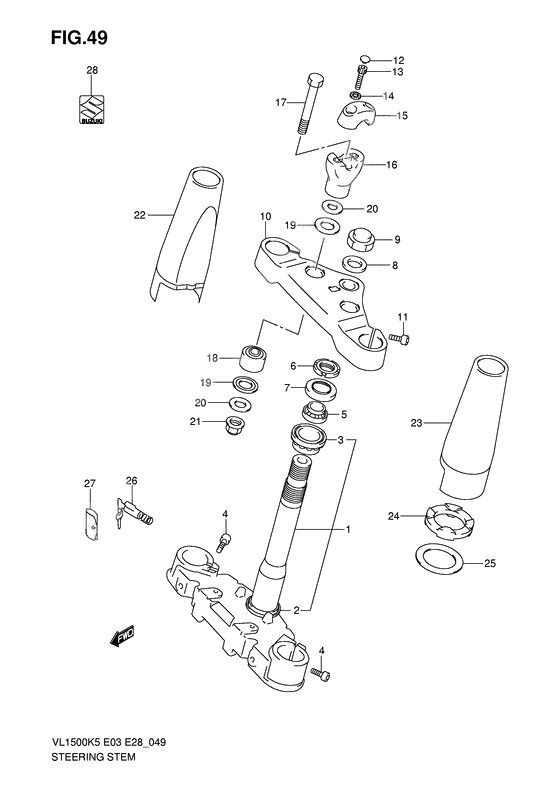 Steering stem