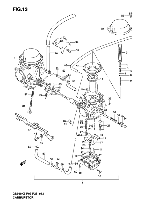 Carburetor assy              

                  Model k3