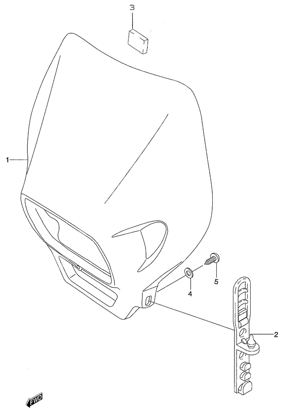 Headlamp housing