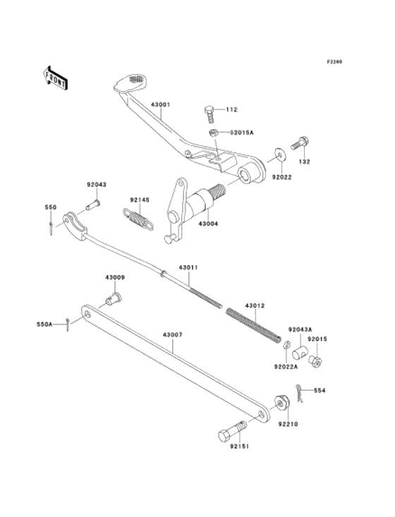 Brake pedal