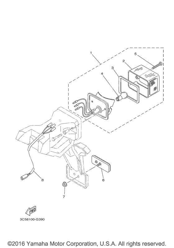 Задний фонарь (Стоп-сигнал)