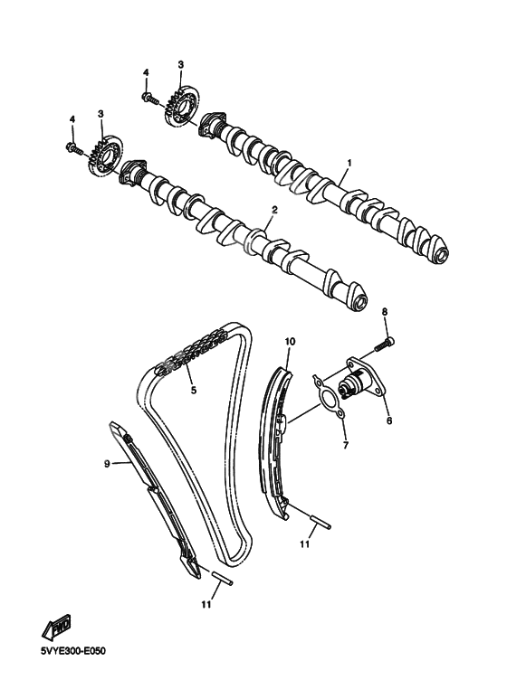 Camshaft & chain