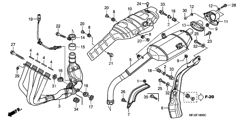 Exhaust muffler