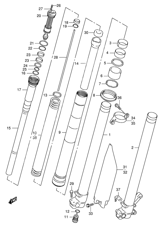 Front damper              

                  Model y