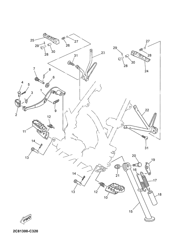 Stand & footrest