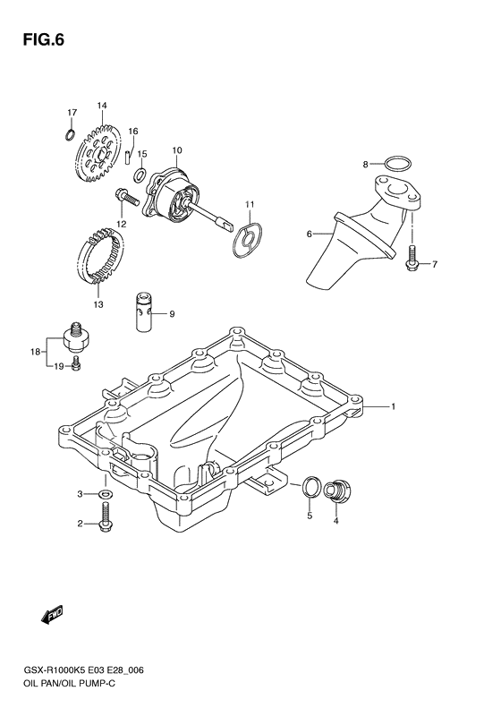 Oil pan - oil pump