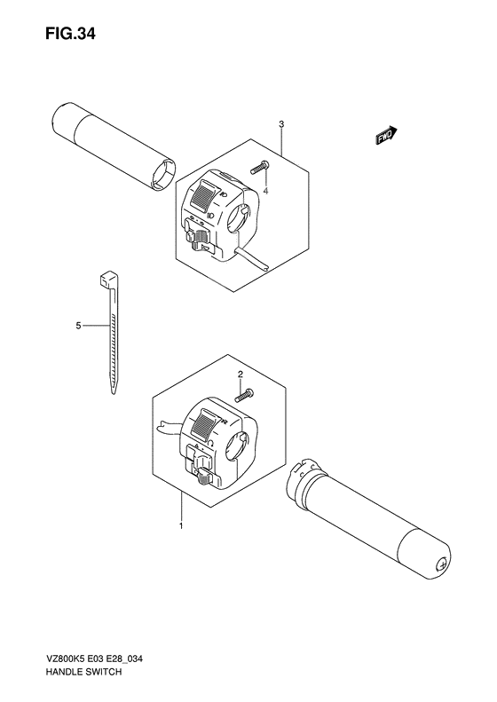 Handle switch              

                  Model k5/k6