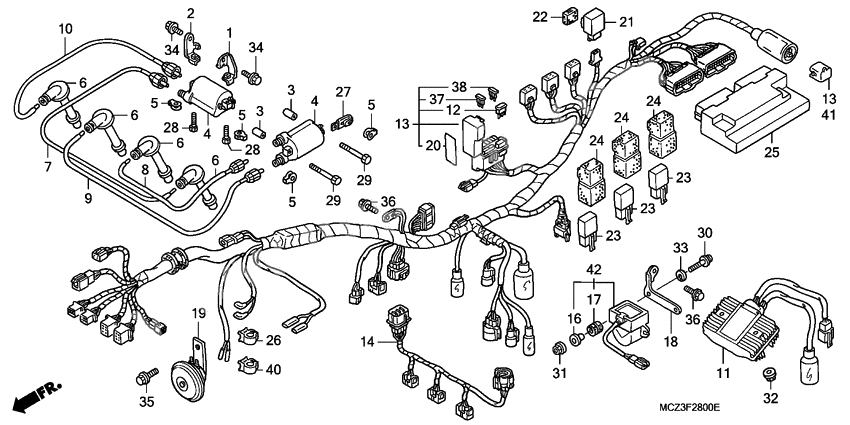 Harness wire