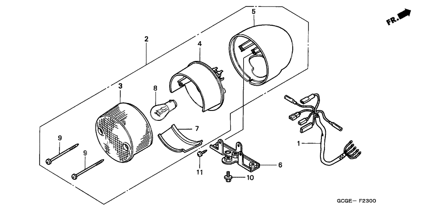 Taillight unit ass`y