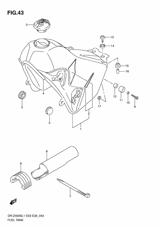 Tank fuel              

                  Dr-z400sl1 e28