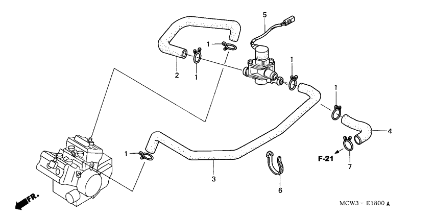 Air injection cont. valve