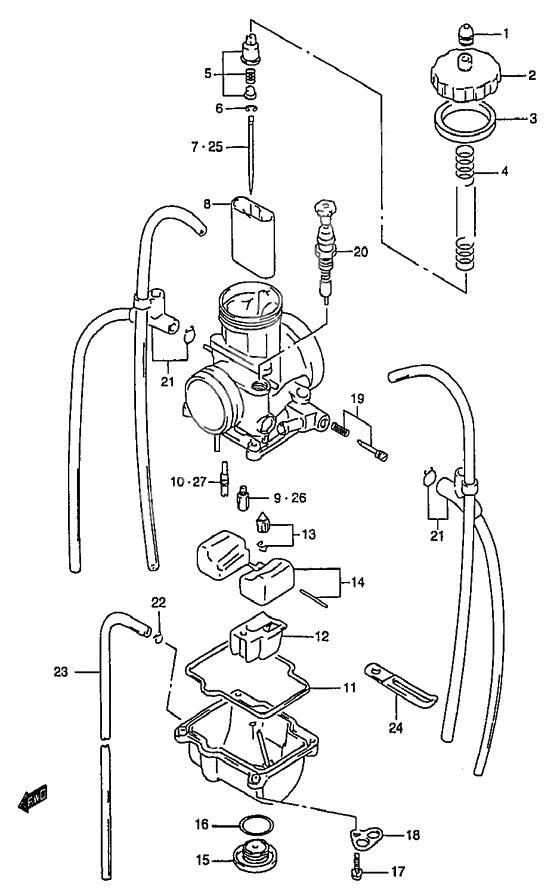 Carburetor assy              

                  Model t