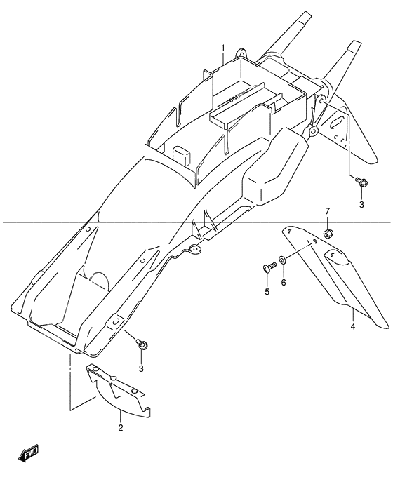 Rear fender