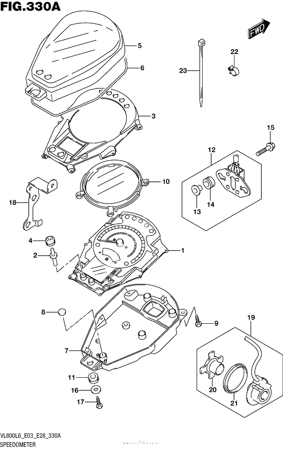 Speedometer (Vl800L6 E03)